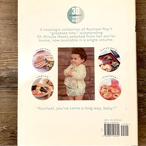 Rachael Ray's hard cover best 30-Minute Meals. 352 beautifully illustrated pages - Picture 7 of 8